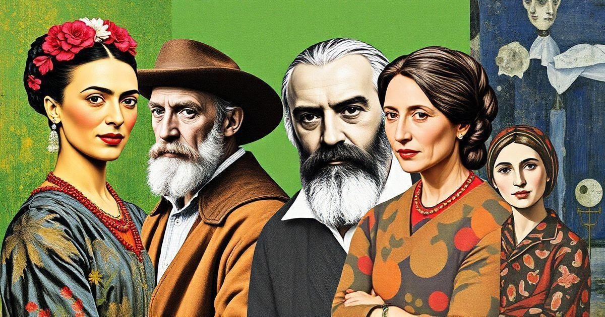 Exemplos de artistas e a individuação